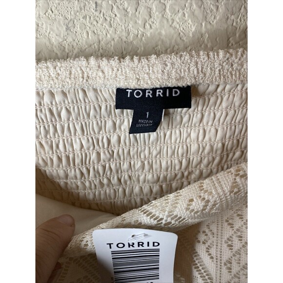 new Torrid Baby Doll Cami Western Country Lace Tank Boho cowgirl tribal sheer1 - Picture 4 of 10